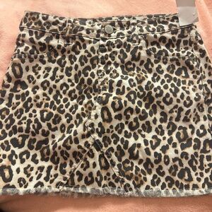 cheetah print skirt
